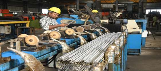 Centerless grinding machine operator at Unit 2